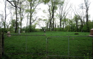 Parker Cemetery on the Spoon River, Knox County, Illinois