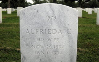 Tombstone Tuesday: Alfrieda Kirschstein Schaaf