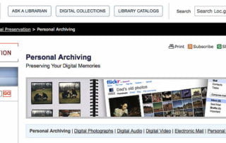 Family History Digital Preservation