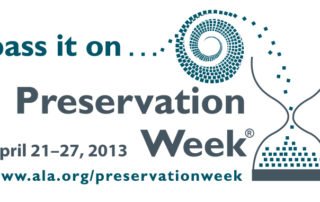 Preservation Week 2013