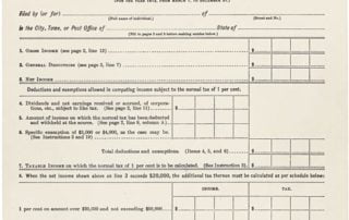 Income Tax and Genealogy
