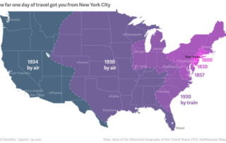 How Far Your Ancestors Could Travel from New York sassy jane genealogy
