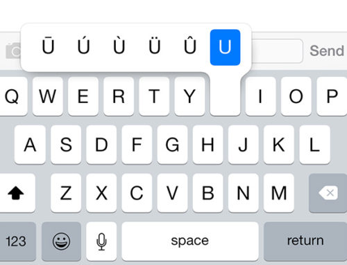 iPad and Mac Diacritical Marks