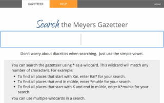 Finding German Place Names at Meyersgaz.org
