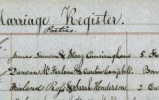 Scottish church records before 1855