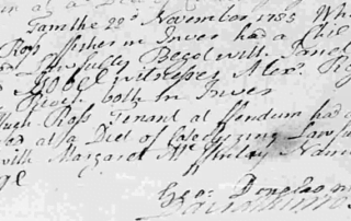 Transcribing Scottish Baptism Records