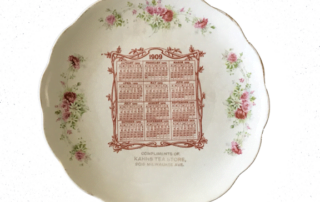 Kahns Tea Store 1909 Calendar Plate