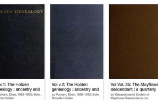 Genealogy Books from 1923 Now Available