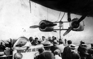 1919 Chicago Dirigible Crash Wingfoot Express