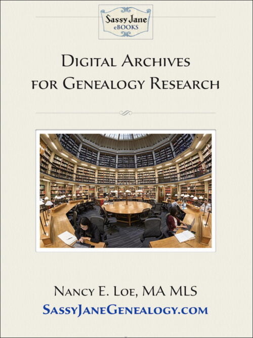 Digital Archives for Genealogy Research