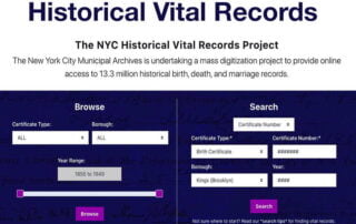 nyc historical vital records launched