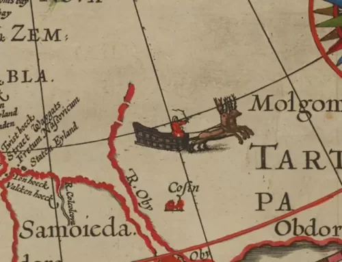 Santa in a 1568 Map?